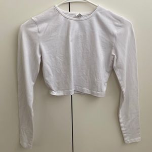 Los Angeles Apparel Cropped Long Sleeve